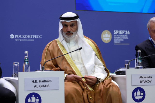 OPEC Secretary General Haitham Al Ghais attends a session of the St. Petersburg International Economic Forum (SPIEF) in Saint Petersburg, Russia June 6, 2024